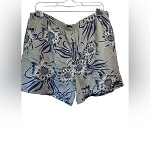 Patagonia Baggies Cereus Flower Lined 5 inch Shorts Pockets Preppy Resortwear XL